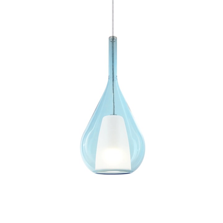 Kalique SP1-3 D18 - Ideal Lux - lampa wisząca – kolor Błękitny (nr kat. 360089)