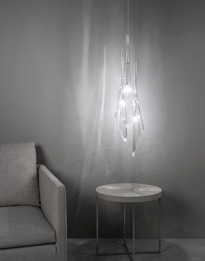 Calle 3 Round - Terzani - lampa wisząca – kolor Przezroczysty (nr kat. 0T03SE8A9F)