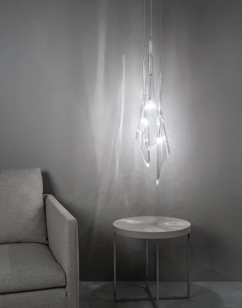 Calle 3 Round - Terzani - lampa wisząca – kolor Przezroczysty (nr kat. 0T03SE8A9F)