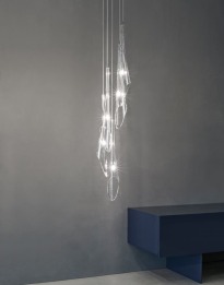 Calle 5 Round - Terzani - lampa wisząca – kolor Przezroczysty (nr kat. 0T05SE8A9F)