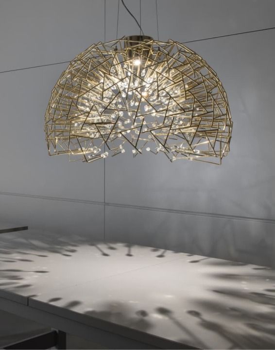 Core Dome - Terzani - lampa wisząca – kolor Pozłacany (nr kat. 0P21SL6A9F)