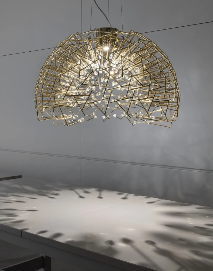 Core Dome - Terzani - lampa wisząca – kolor Pozłacany (nr kat. 0P21SL6A9F)