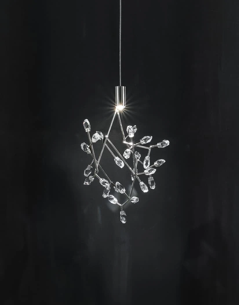 Core - Terzani - lampa wisząca – kolor Niklowany (nr kat. 0P22SE7A9F)