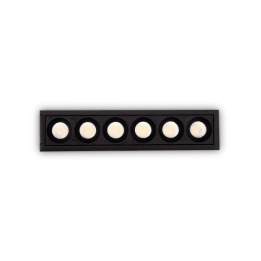 Lika FI Slim 10W 3000K - Ideal Lux - oprawa wpuszczana – kolor Czarny (nr kat. 305813)