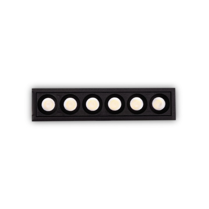 Lika FI Slim 10W 3000K - Ideal Lux - oprawa wpuszczana – kolor Czarny (nr kat. 305813)