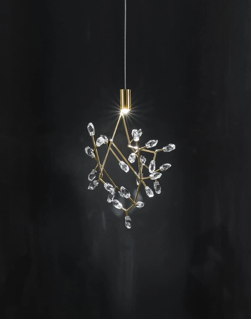 Core - Terzani - lampa wisząca – kolor Pozłacany (nr kat. 0P22SL6A9F)
