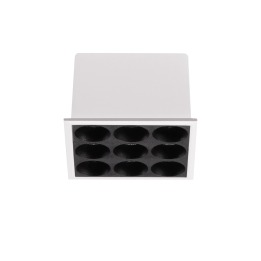 Lika FI Slim Square 10W 3000K - Ideal Lux - oprawa wpuszczana – kolor Biały (nr kat. 367286)
