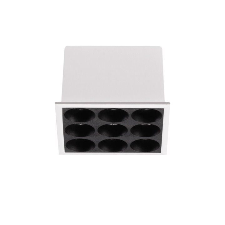 Lika FI Slim Square 10W 3000K - Ideal Lux - oprawa wpuszczana – kolor Biały (nr kat. 367286)