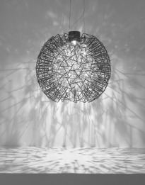 Core Sphere - Terzani - lampa wisząca – kolor Czarny nikiel (nr kat. 0P20SE9A9F)