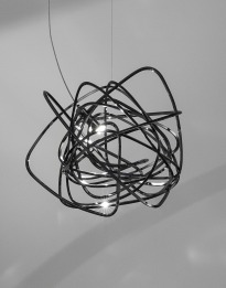 Doodle - Terzani - żyrandol – kolor Czarny nikiel (nr kat. 0J93SE9C8F)