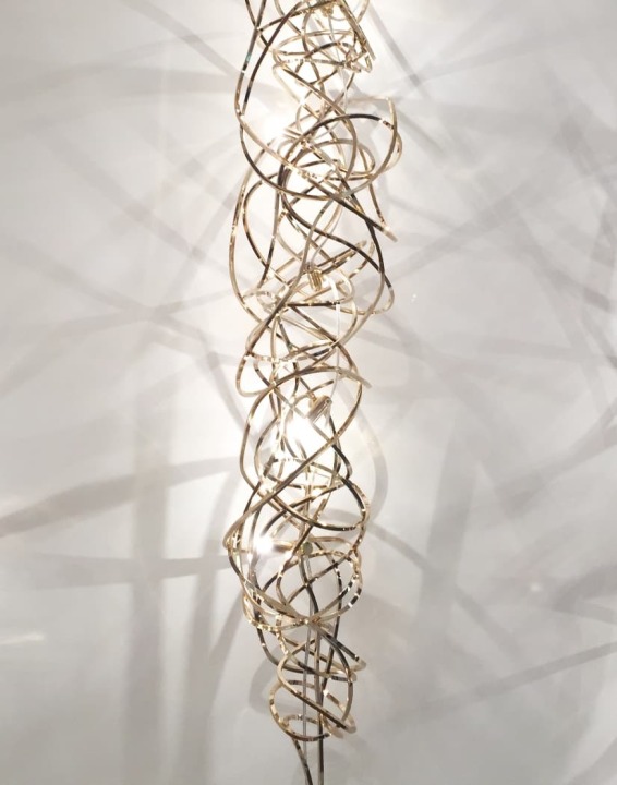 Doodle Vertical - Terzani - żyrandol wertykalny – kolor Pozłacany (nr kat. 0J87SL6C8F)