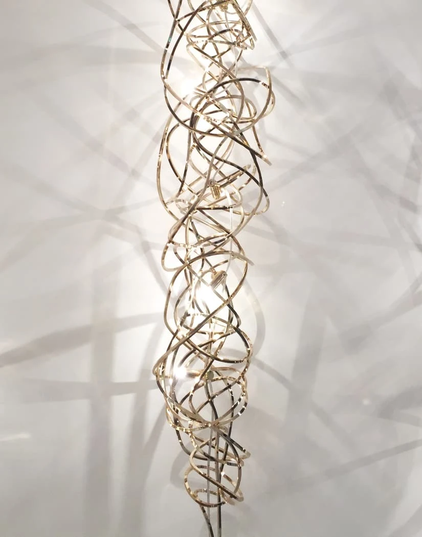 Doodle Vertical - Terzani - żyrandol wertykalny – kolor Pozłacany (nr kat. 0J87SL6C8F)