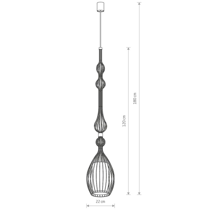 Lampa wisząca ABI L - Nowodvorski – zdjęcie 5