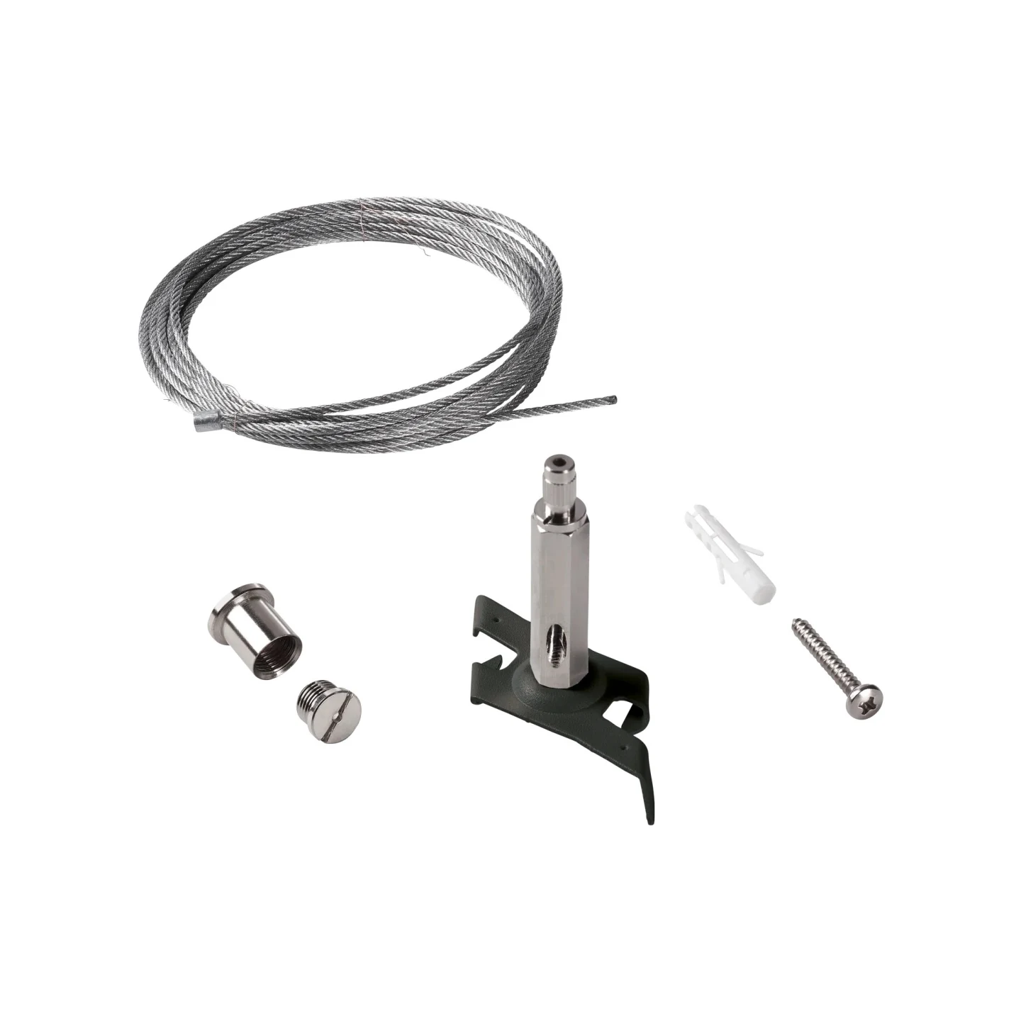 Link 3-PHASE T.less Kit Pendant No Rosone 3 Mt - Ideal Lux - akcesoria techniczne – kolor Czarny (nr kat. 243283)