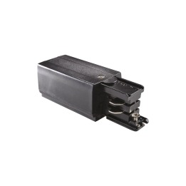 Link 3-PHASE T.less Main Conn End Left On-off - Ideal Lux - akcesoria techniczne – kolor Czarny (nr kat. 169576)