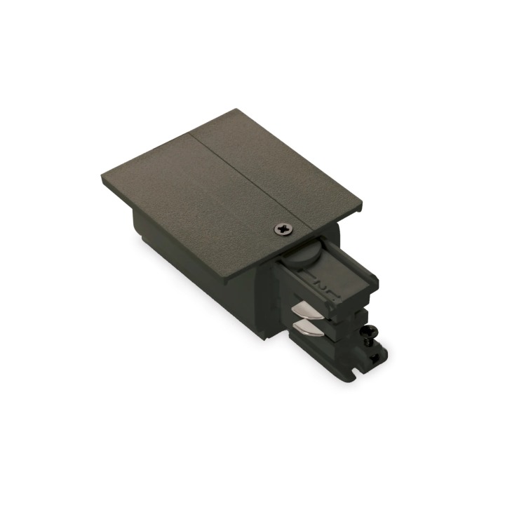 Link 3-PHASE Trim Main Conn End Left On-off - Ideal Lux - akcesoria techniczne – kolor Czarny (nr kat. 188089)