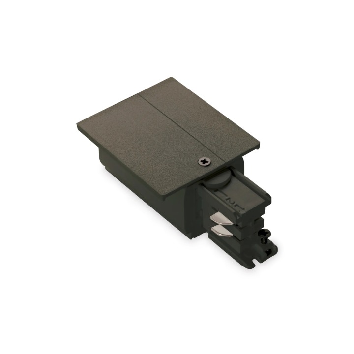 Link 3-PHASE Trim Main Conn End Right On-off - Ideal Lux - akcesoria techniczne – kolor Czarny (nr kat. 188065)