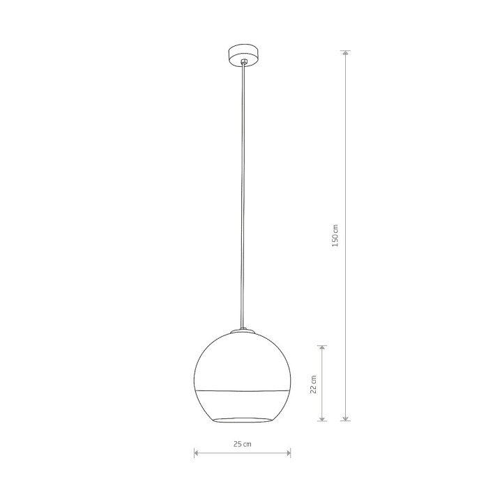Lampa wisząca GLOBE PLUS M - Nowodvorski – zdjęcie 3
