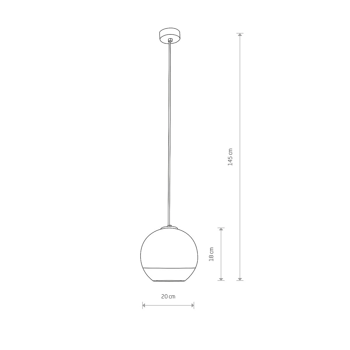Lampa wisząca GLOBE PLUS S - Nowodvorski – zdjęcie 3