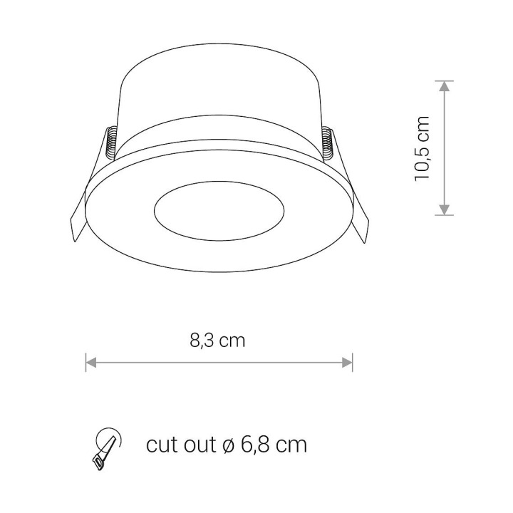 Lampa punktowa podtynkowa GOLF - Nowodvorski – zdjęcie 6
