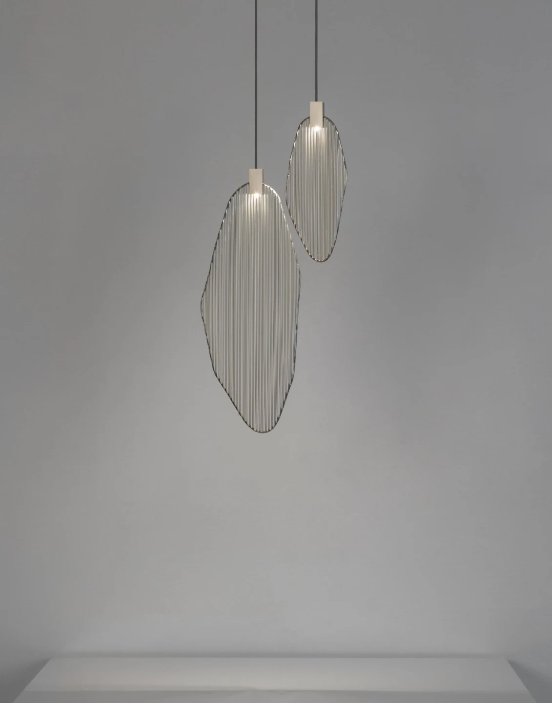 Harpe 2 S - Terzani - lampa wisząca – kolor Perłowy matowy (nr kat. 0W024SE8B5FT)