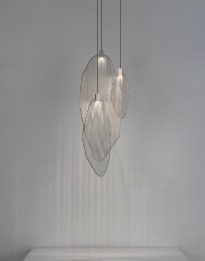 Harpe 3 L - Terzani - lampa wisząca – kolor Perłowy matowy (nr kat. 0W037SE8B5FT)