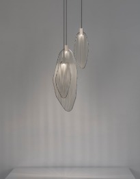 Harpe 3 S - Terzani - lampa wisząca – kolor Perłowy matowy (nr kat. 0W034SE8B5FT)