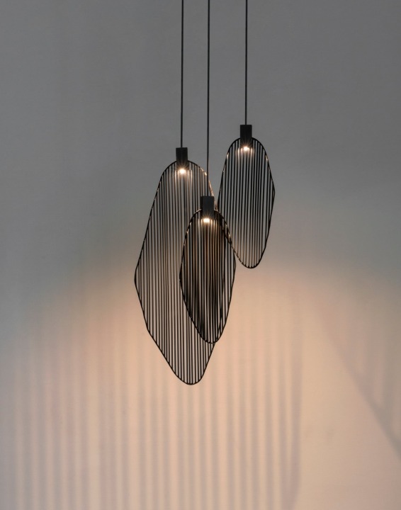 Harpe 3 S - Terzani - lampa wisząca – kolor Czarny nikiel matowy (nr kat. 0W034SE8B6FT)