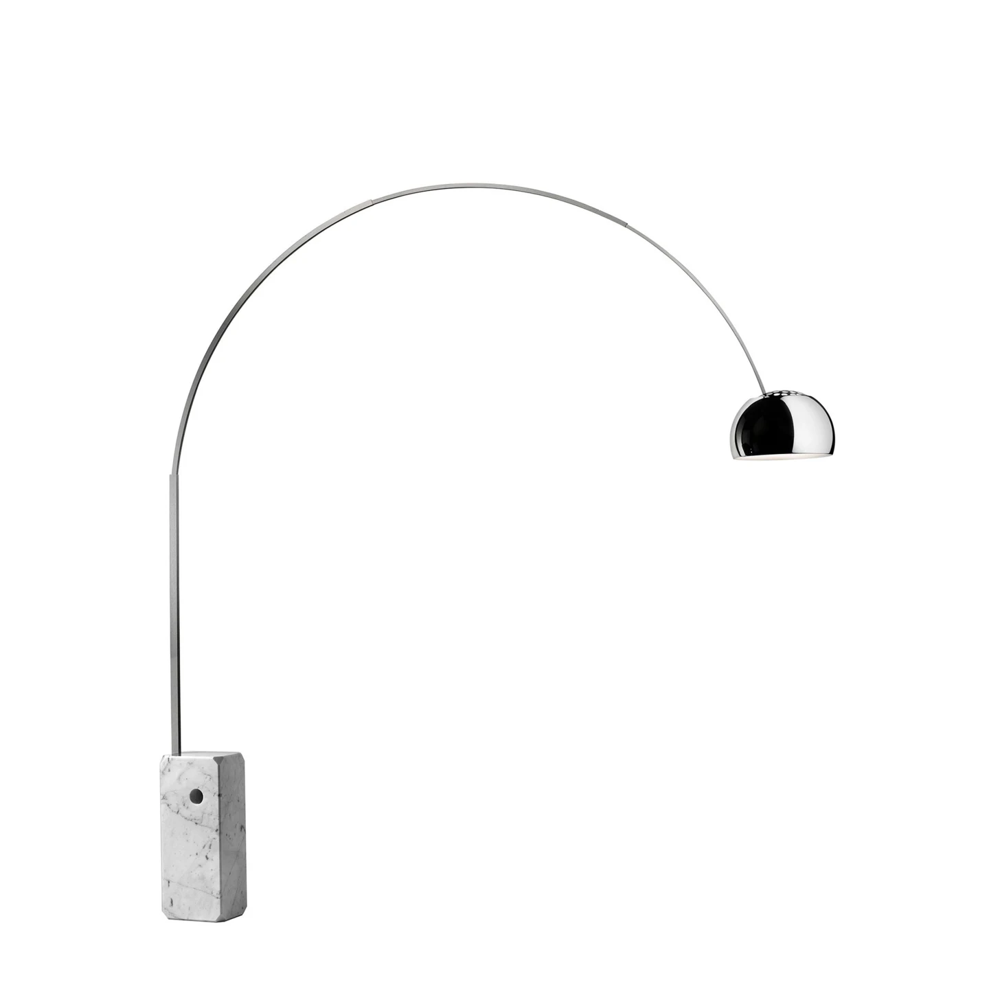 Arco - Flos - lampa podłogowa – kolor Stal (nr kat. F0300000)