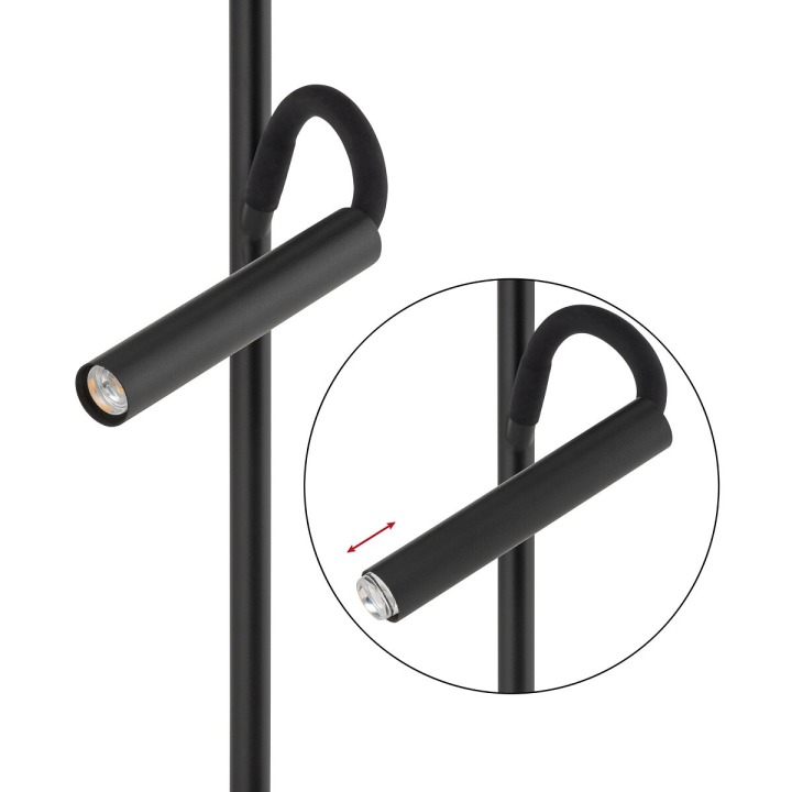 Lampa podłogowa z lampką do czytania HOTEL PLUS - Nowodvorski – zdjęcie 8