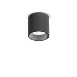 Nitro PL Round D04 3000K - Ideal Lux - plafon – kolor Czarny (nr kat. 299402)