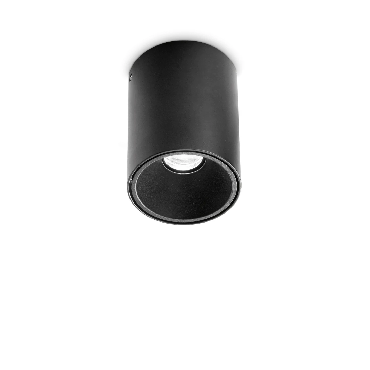 Nitro PL Round D08 2700K - Ideal Lux - plafon – kolor Czarny (nr kat. 341798)