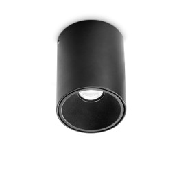 Nitro PL Round D10 3000K - Ideal Lux - plafon – kolor Czarny (nr kat. 322711)