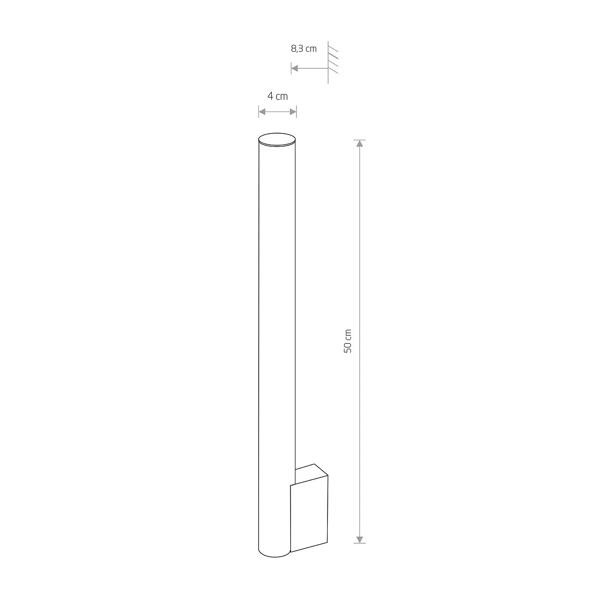 Kinkiet ICE TUBE LED M - Nowodvorski – zdjęcie 5