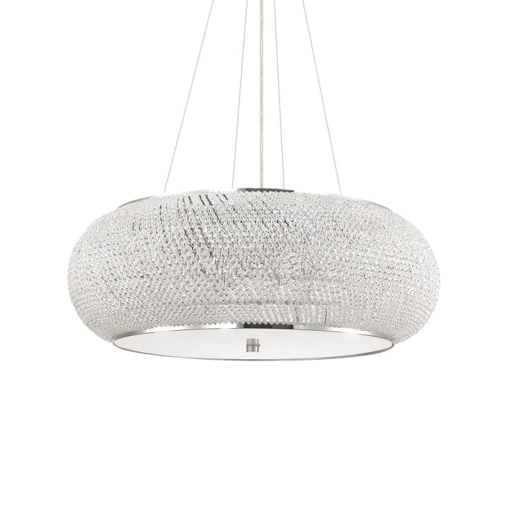 Pasha' SP14 - Ideal Lux - lampa wisząca – kolor Chrom (nr kat. 164977)
