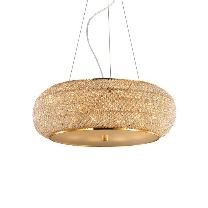 Pasha' SP14 - Ideal Lux - lampa wisząca – kolor Złoty (nr kat. 164984)