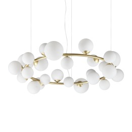 Perlage SP25 - Ideal Lux - lampa wisząca – kolor Biały (nr kat. 363370)
