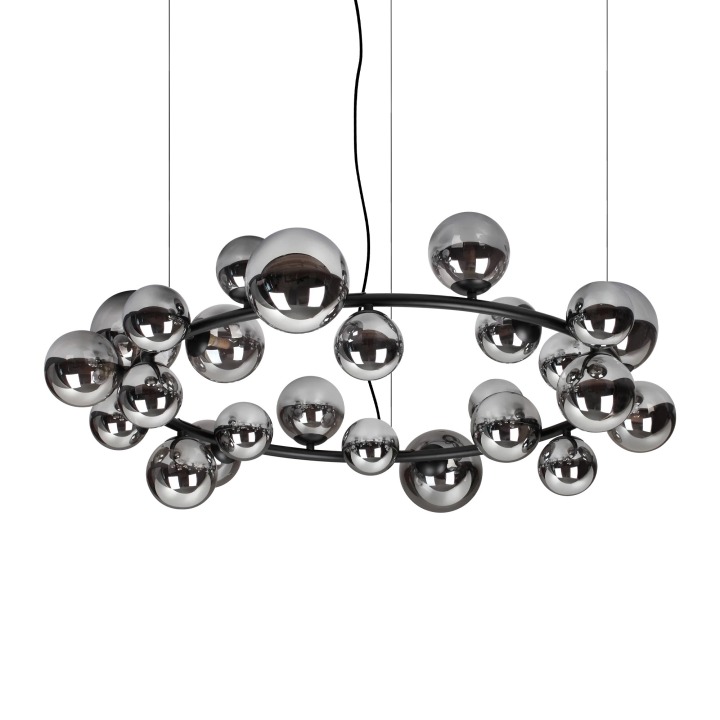 Perlage SP25 - Ideal Lux - lampa wisząca – kolor Dymny (nr kat. 363387)