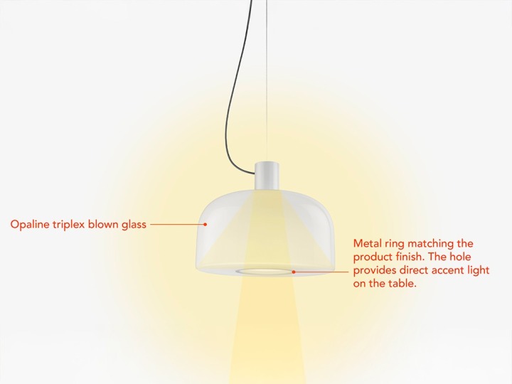 Bellhop Glass Suspension - Flos - lampa wisząca – zdjęcie 4