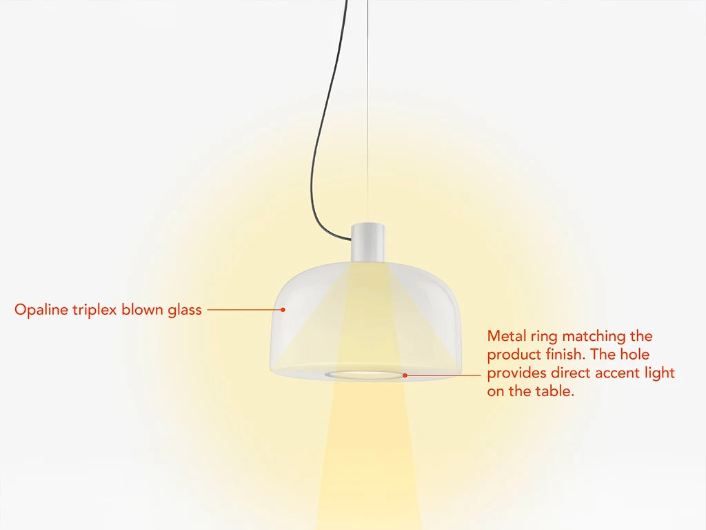 Bellhop Glass Suspension - Flos - lampa wisząca – zdjęcie 4