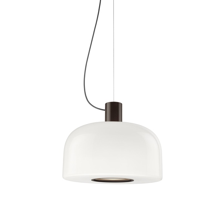 Bellhop Glass Suspension - Flos - lampa wisząca – kolor Czekoladowy (cioko) (nr kat. F1081026)