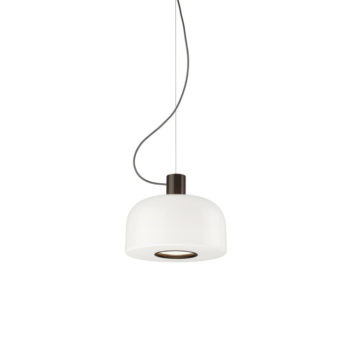 Bellhop Glass Suspension - Flos - lampa wisząca – kolor Czekoladowy (cioko) (nr kat. F1084026)