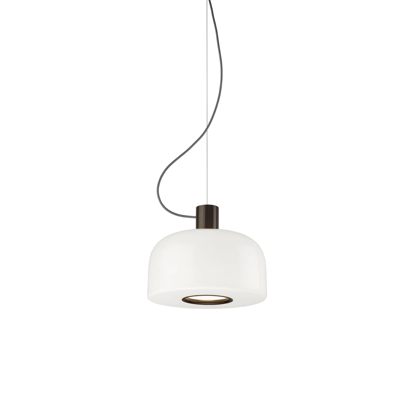 Bellhop Glass Suspension - Flos - lampa wisząca – kolor Czekoladowy (cioko) (nr kat. F1084026)