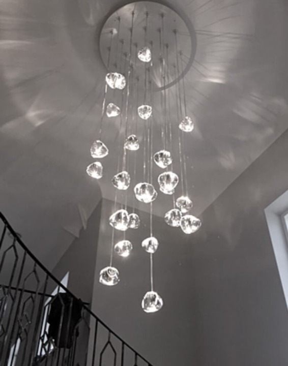 Mizu 26 Round - Terzani - lampa wisząca – kolor Przezroczysty (nr kat. 0R26SE8A9FT)