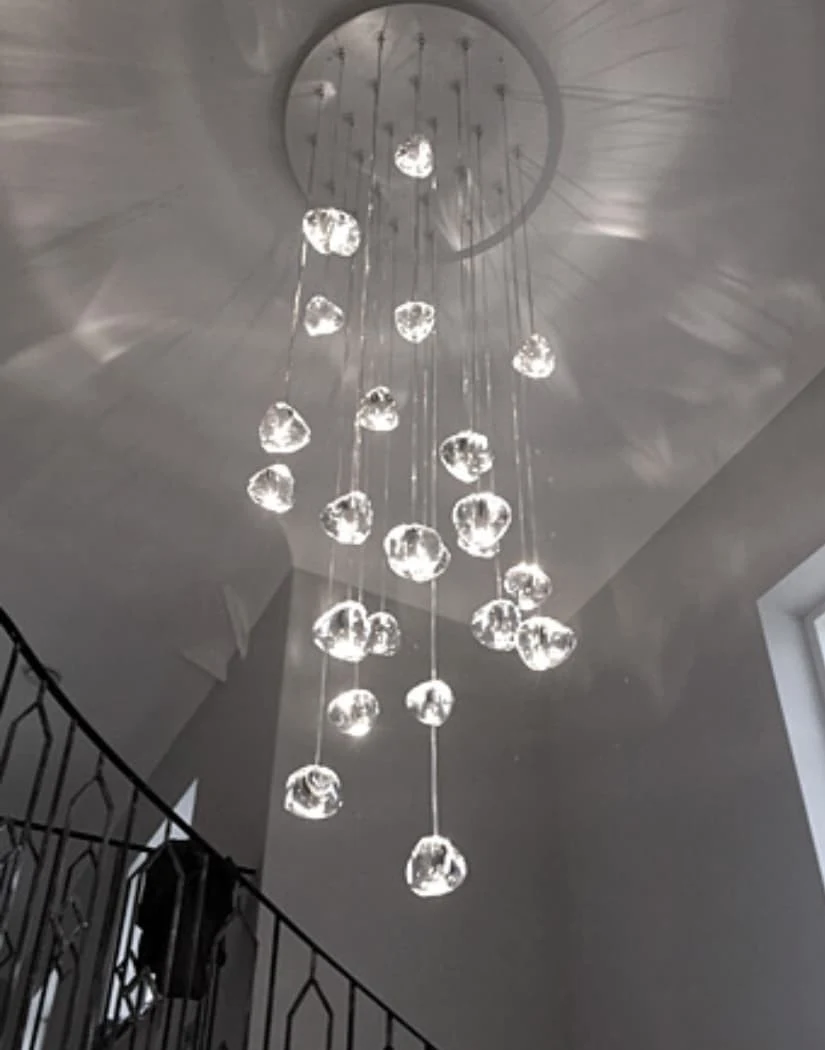 Mizu 26 Round - Terzani - lampa wisząca – kolor Przezroczysty (nr kat. 0R26SE8A9FT)