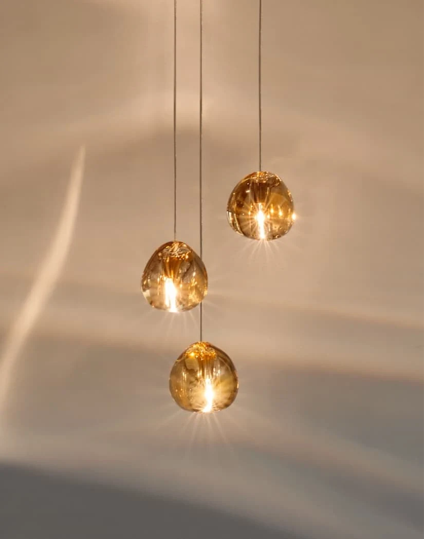 Mizu 3 - Terzani - lampa wisząca – kolor Szampański (nr kat. 0R03SE8H1F)