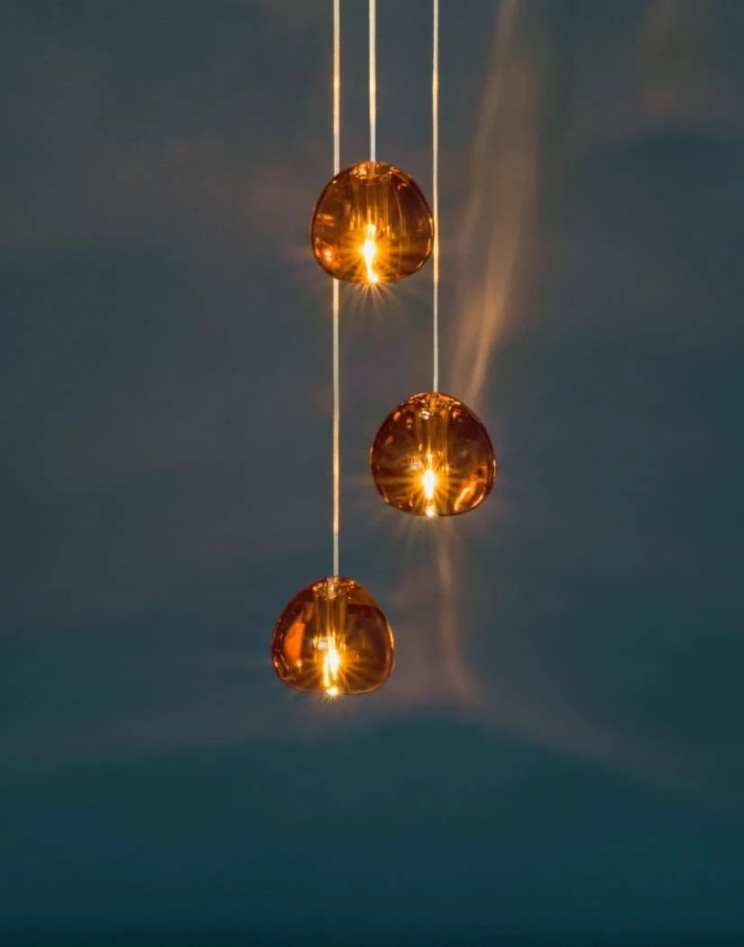Mizu 3 - Terzani - lampa wisząca – kolor Koniakowy (nr kat. 0R03SE8H4F)