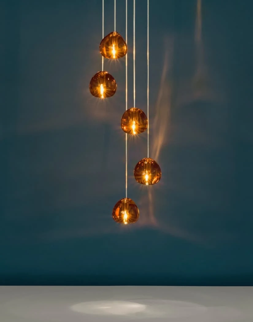 Mizu 5 - Terzani - lampa wisząca – kolor Koniakowy (nr kat. 0R05SE8H4F)