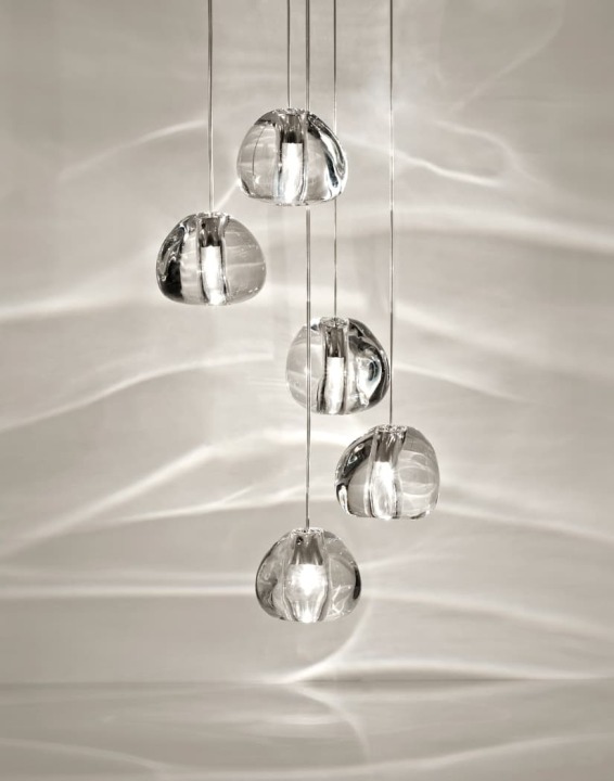 Mizu 5 - Terzani - lampa wisząca – kolor Przezroczysty (nr kat. 0R05SE8A9F)