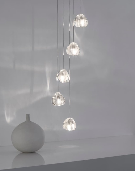 Mizu 5 - Terzani - lampa wisząca – kolor Srebrny pył (nr kat. 0R05SE8F4F)
